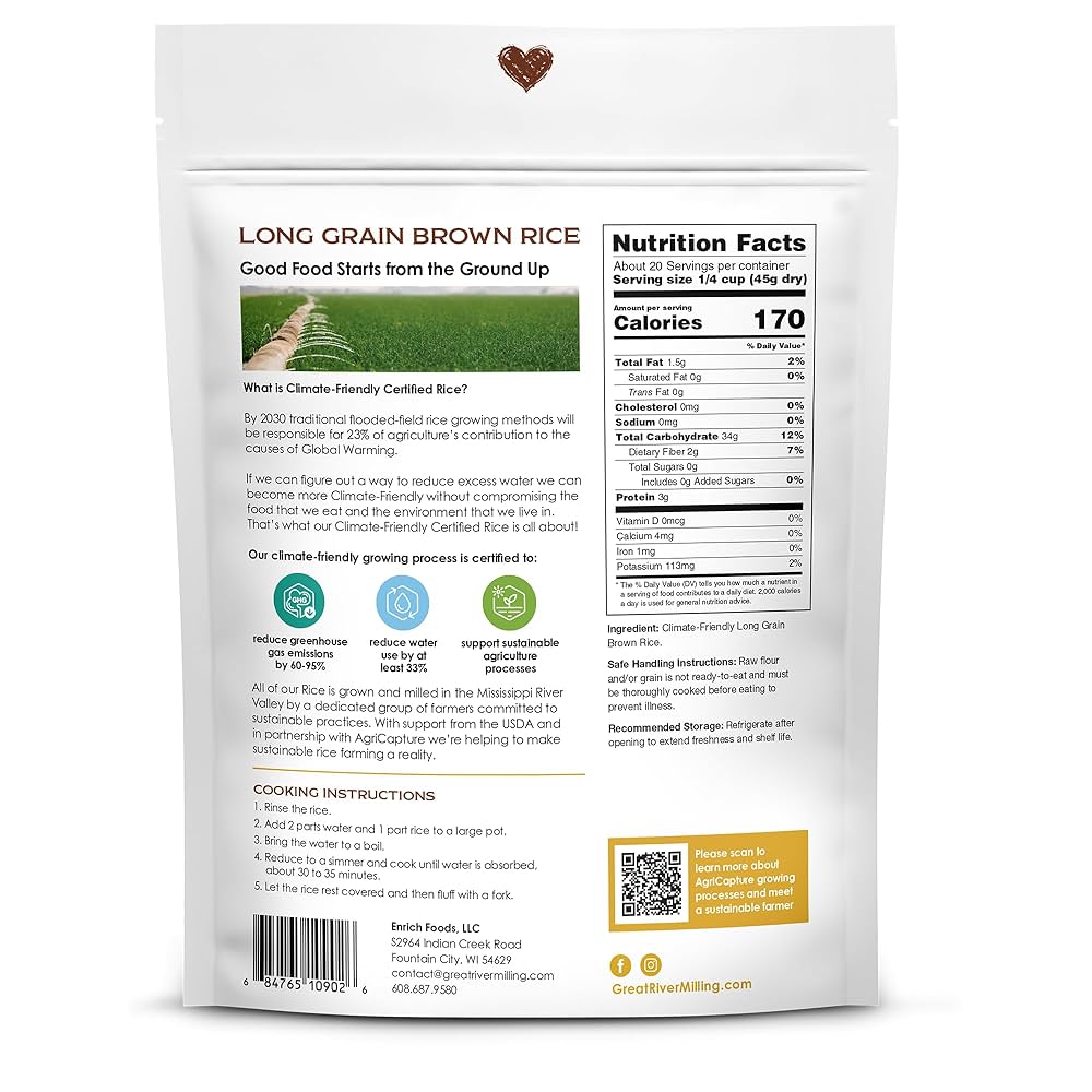 Brown rice ready for export