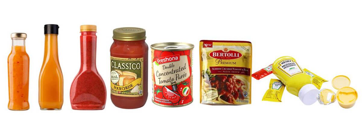 Packaging chili sauce
