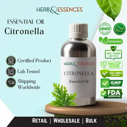 Citronella oil in drums
