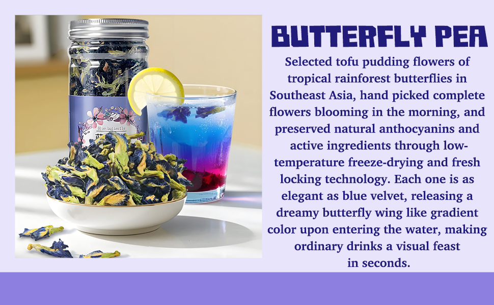 Sun-drying butterfly pea flowers