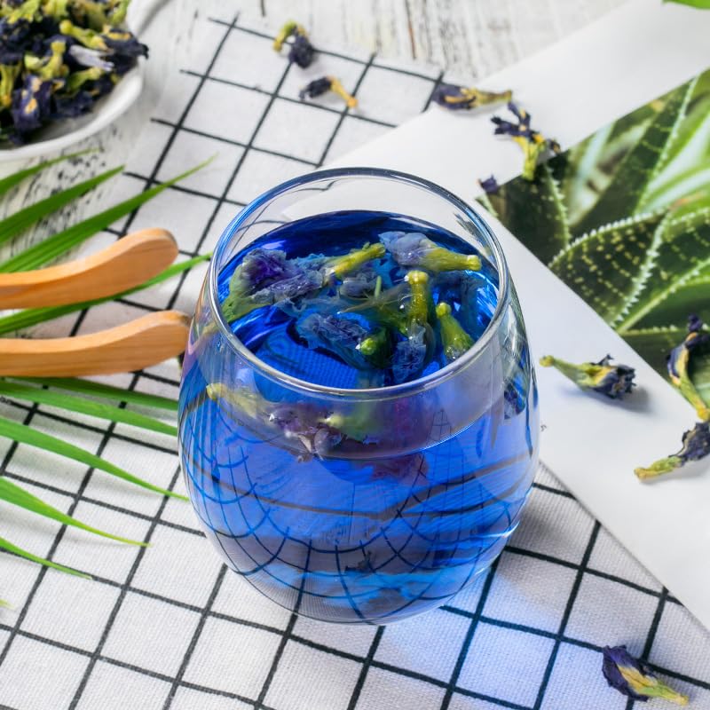 Packaging butterfly pea flowers