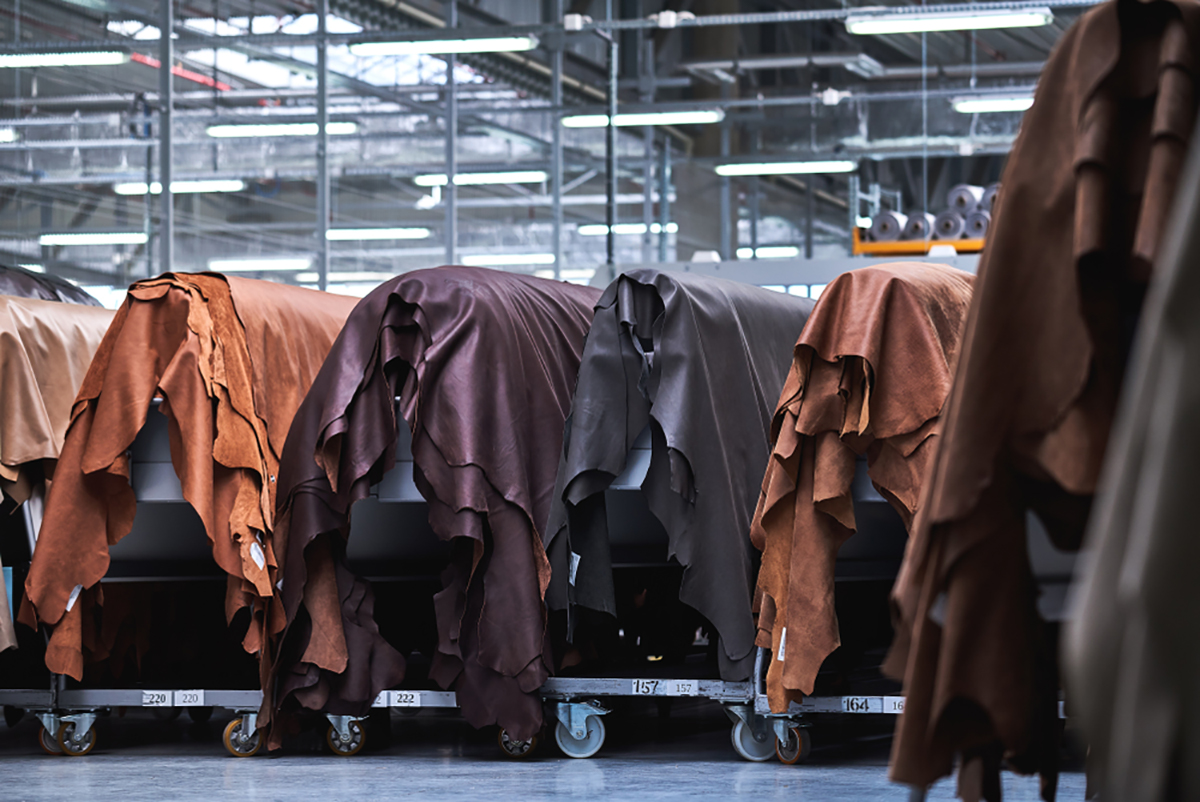 Leather ready for export