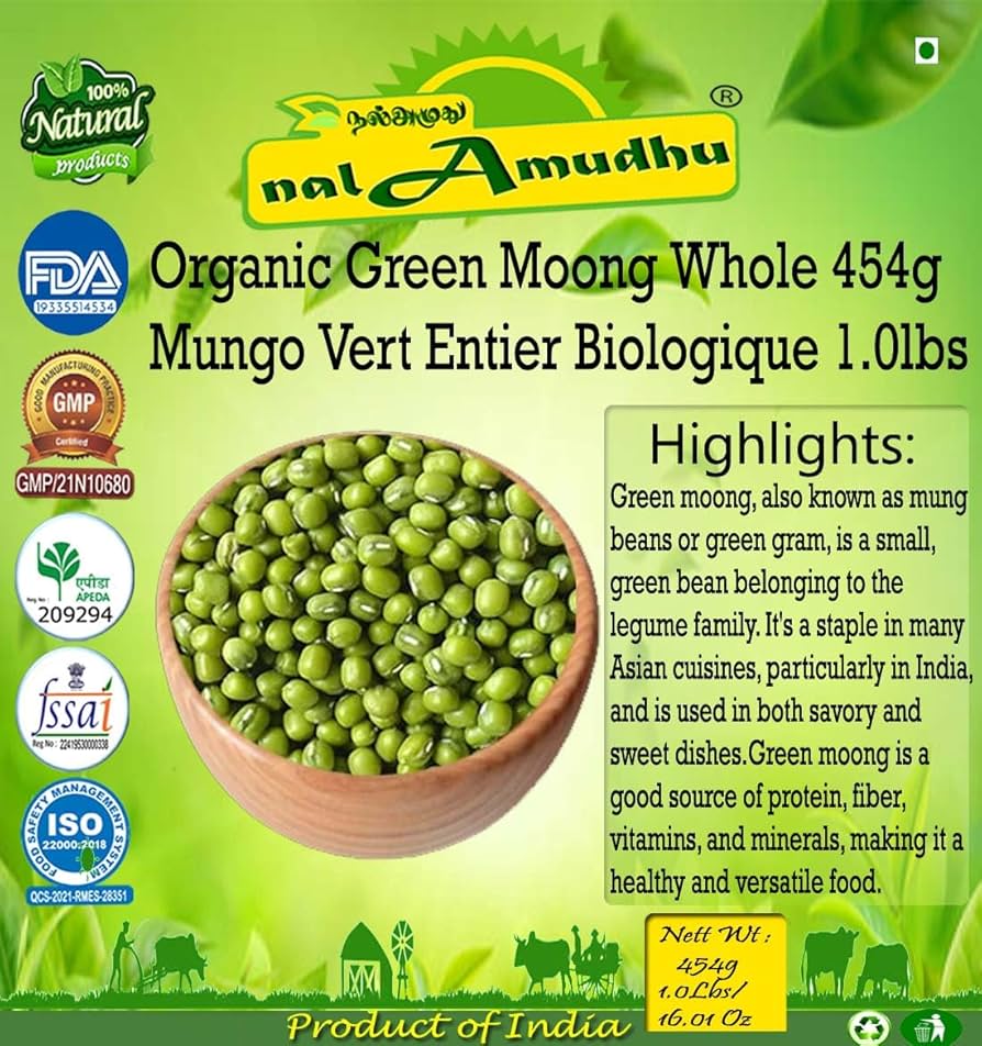 Packaging mung beans