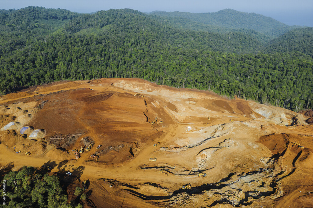 Nickel mining operation