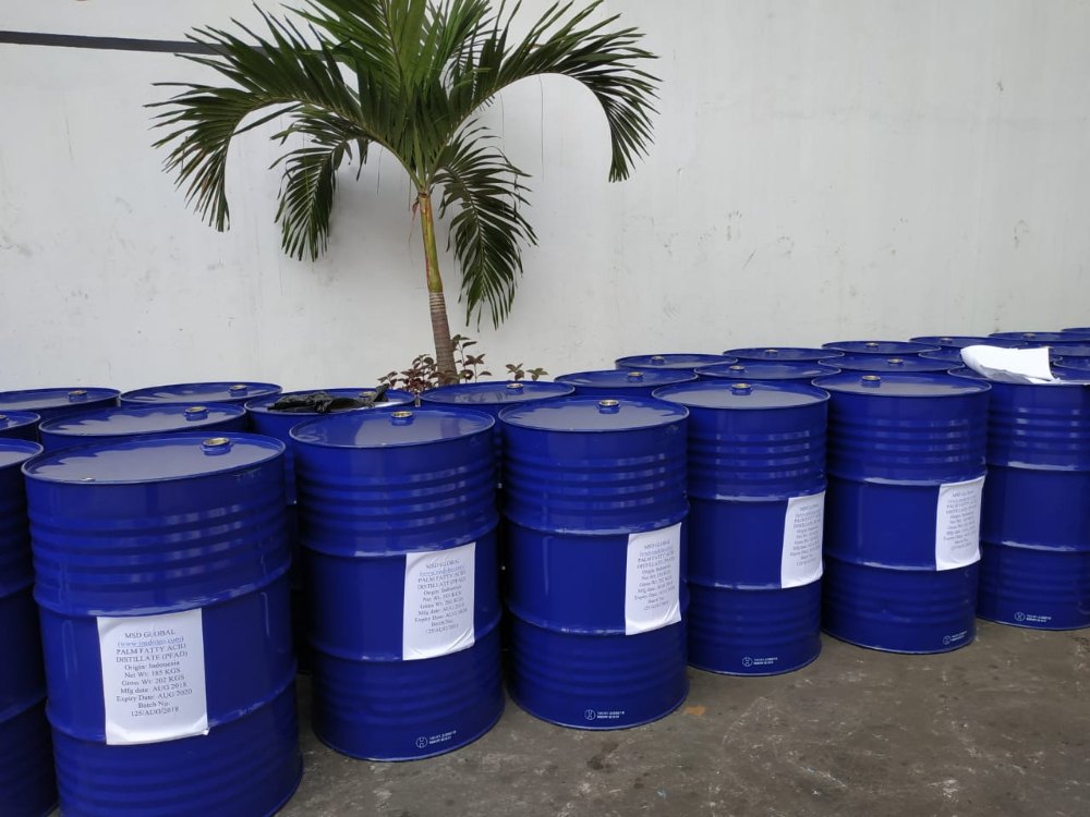 Quality check of palm acid oil