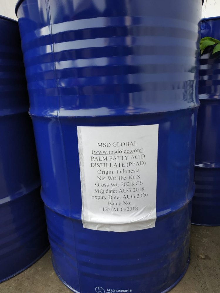 Palm acid oil storage